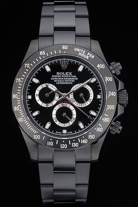 replica rolex daytona black ion plated|replica rolex daytona.